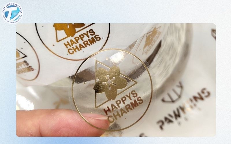 In decal nhựa trong